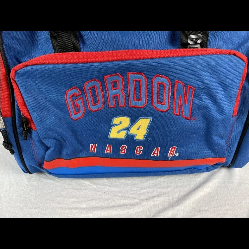 Vintage Jeff Gordon NASCAR DuPont Racing Duffle Gym Bag 12